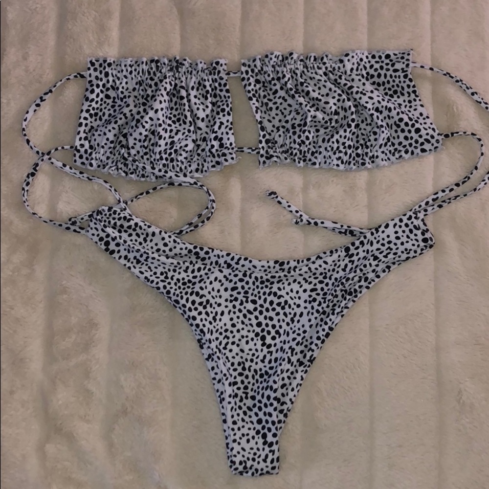 Spotted Two Piece Bikini